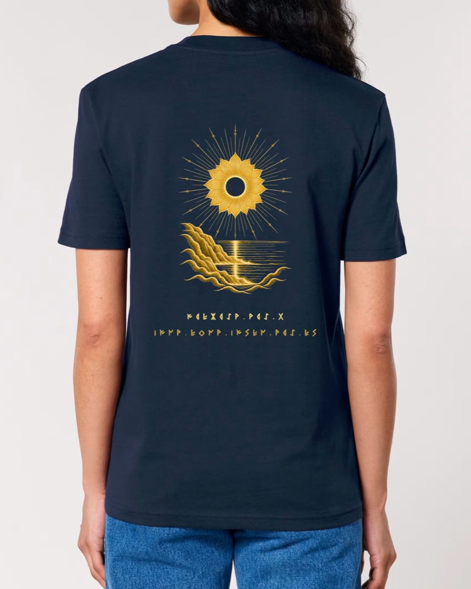 Eguzkilore · La fleur du soleil — Bleu marine