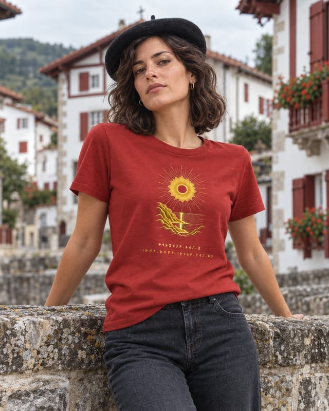 Eguzkilore · La fleur du soleil porté au Pays basque