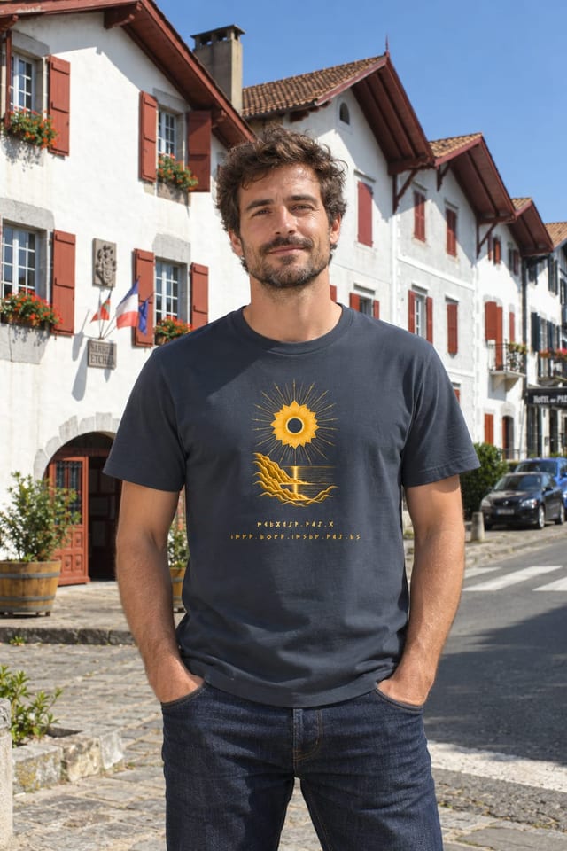 Eguzkilore · La fleur du soleil · Ardoise